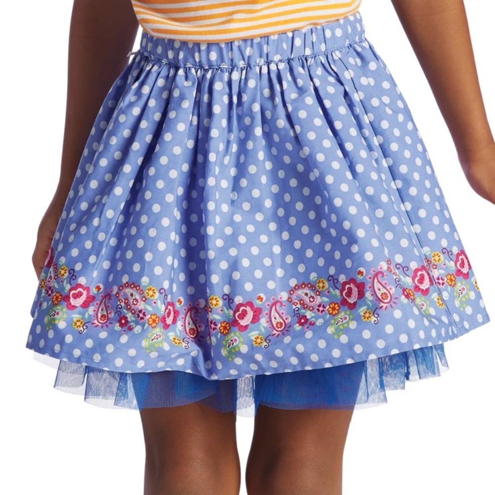 American Girl Wellie Wishers Blue Polka Dot Tulle Skirt